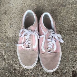 VANS Blush pink suede and canvas